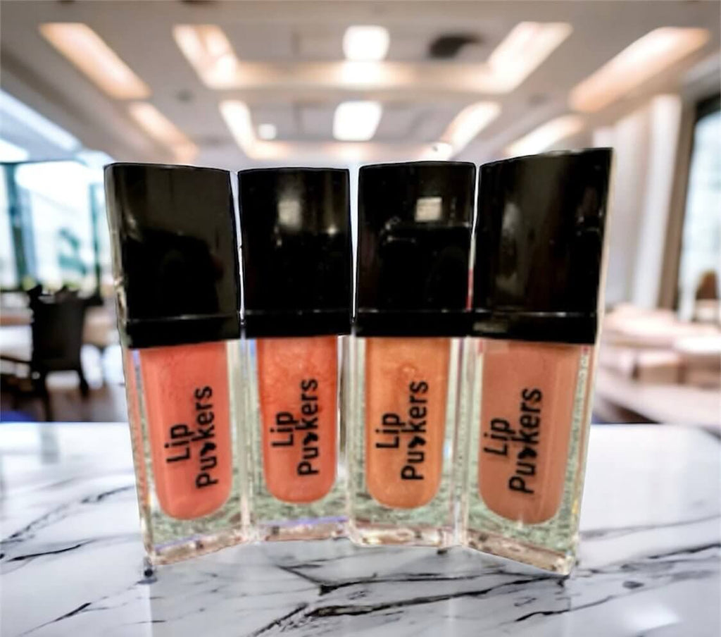 Glossy Lips hydrating gloss with CBD, Vitamin E, and hyaluronic acid for shiny, smooth lips