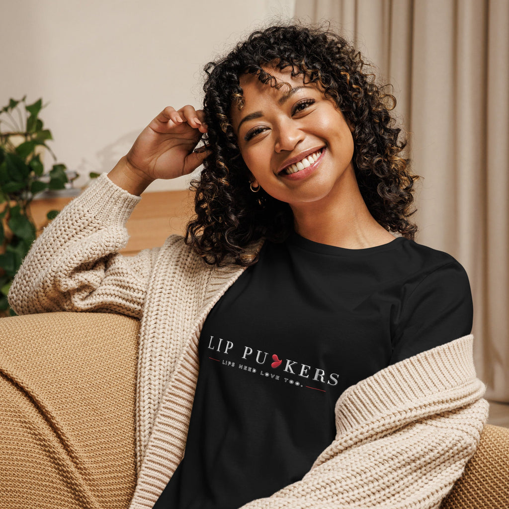 Lip Puckers Logo Women's Relaxed T-Shirt - Lip Puckers