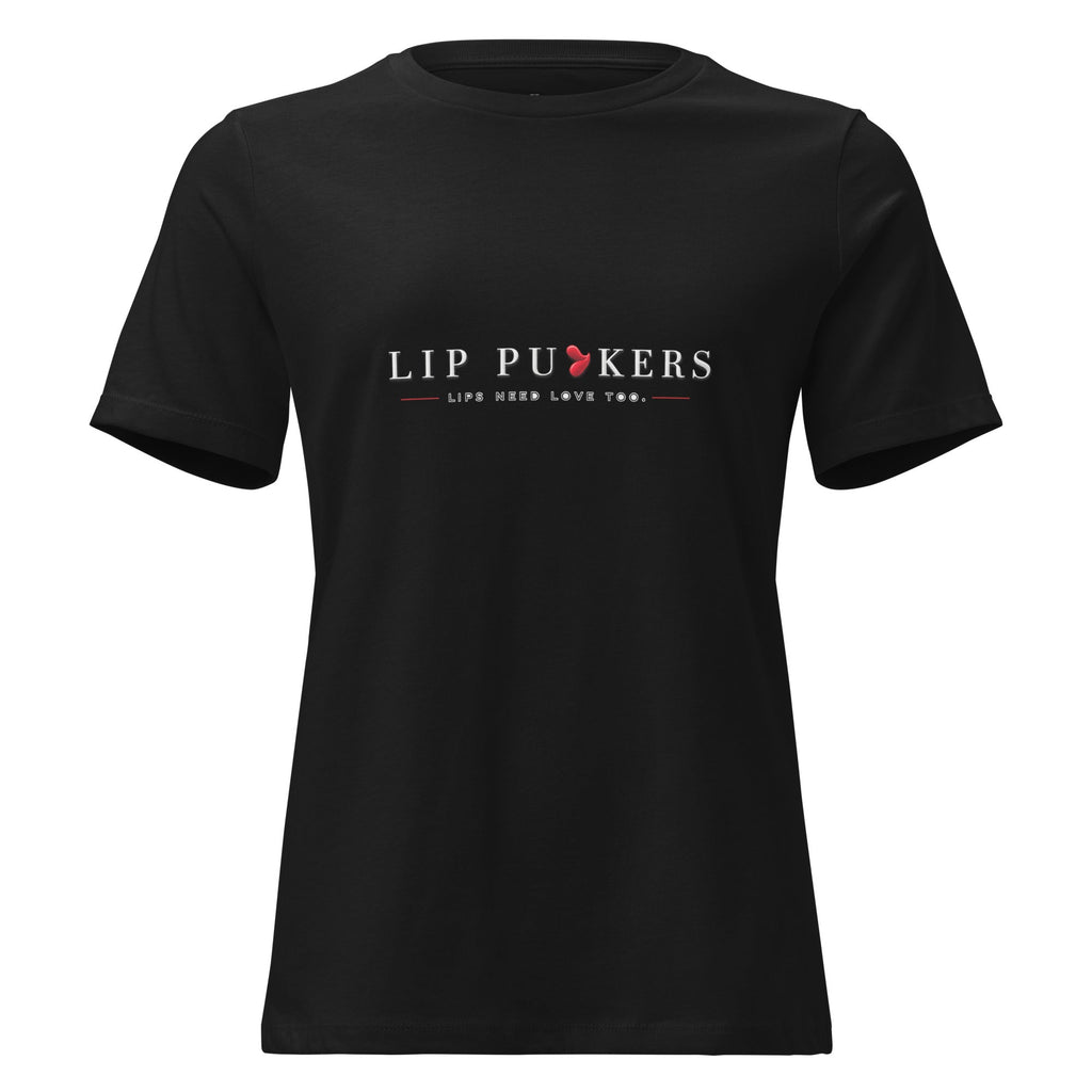 Lip Puckers Logo Women's Relaxed T-Shirt - Lip Puckers