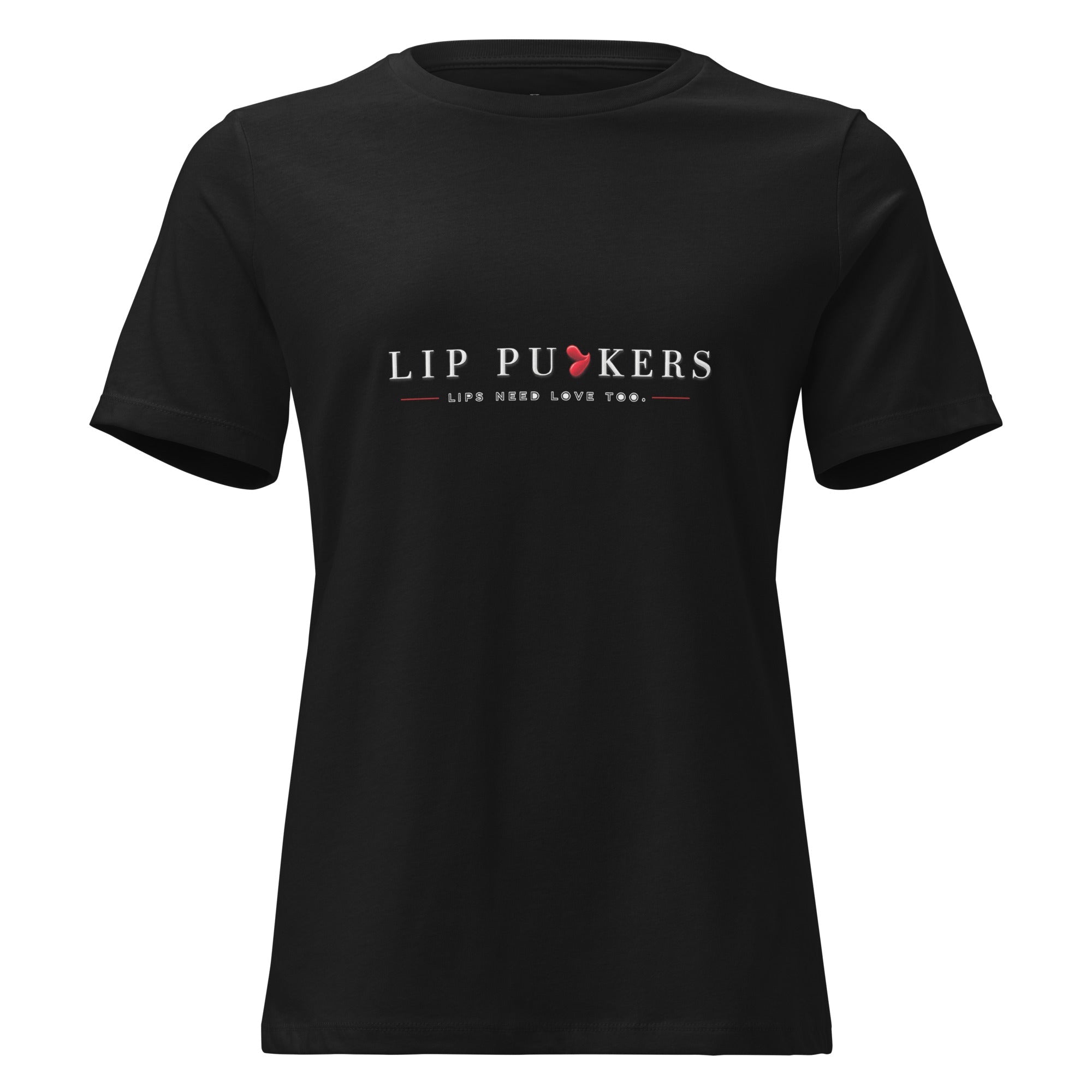 Lip Puckers Logo Women's Relaxed T-Shirt - Lip Puckers