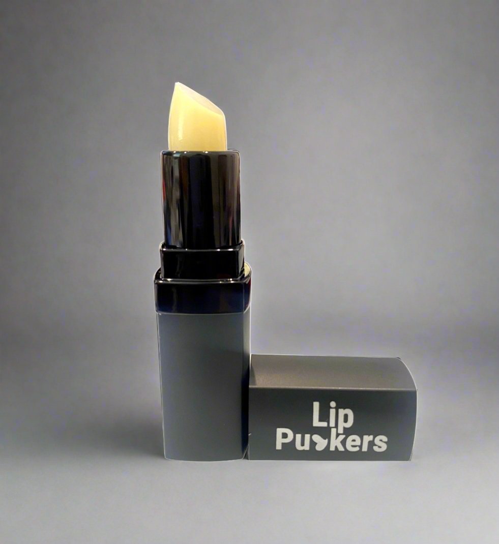 Vitamin E lip balm stick with squalane and natural waxes for hydration and protection
